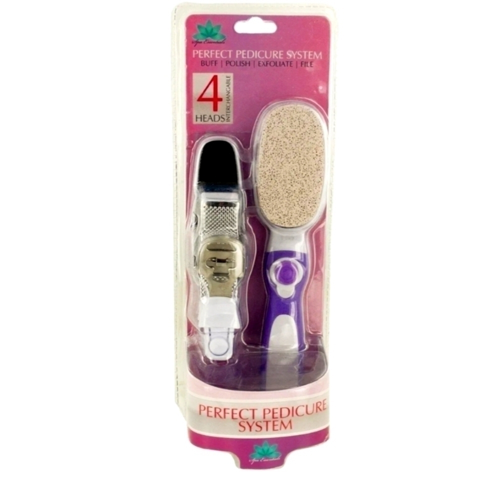 Perfect Pedicure System Buff,Polish,Exfoliating and File